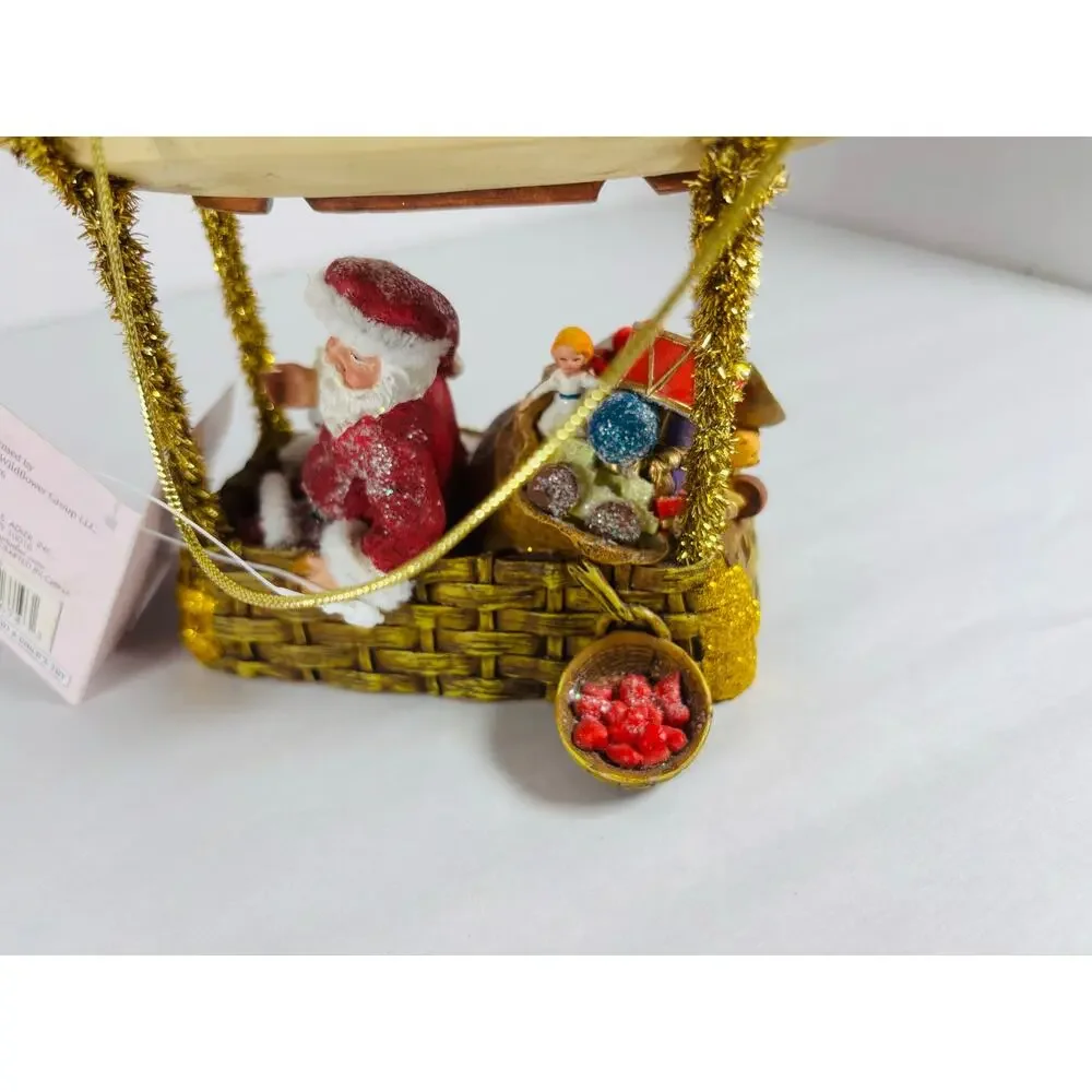 John Grossman Collection Santa Zeppelin Airship Ornament Kurt S. Adler w/Tag